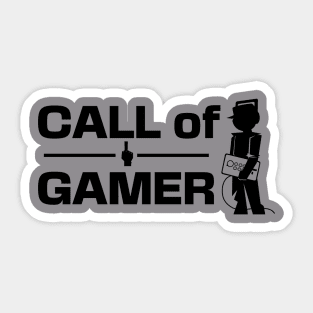 call of gamers Sticker